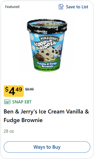 ben and jerrys price image 2