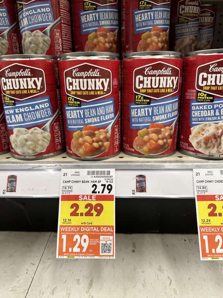 campbell's chunky soup kroger shelf image (1)