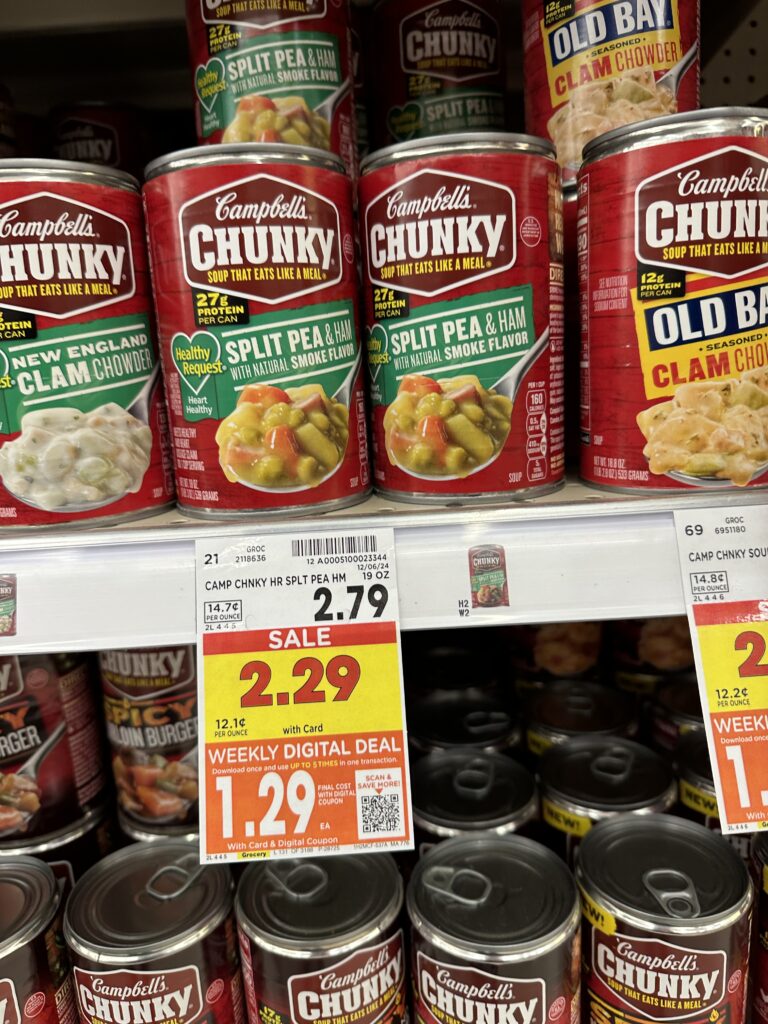 campbell's chunky soup kroger shelf image (1)