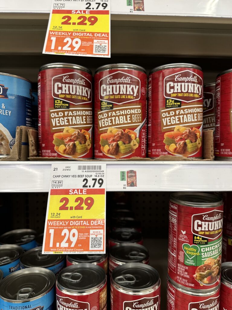 campbell's chunky soup kroger shelf image (1)