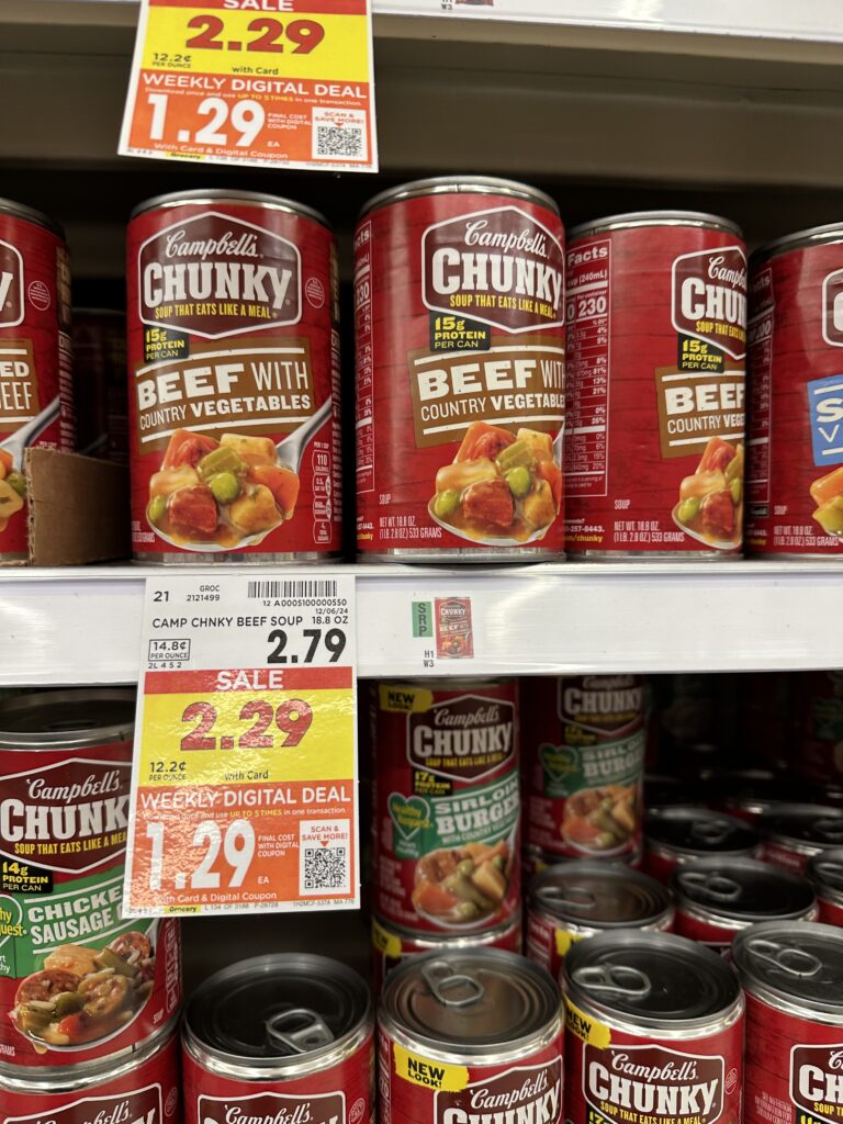 campbell's chunky soup kroger shelf image (1)