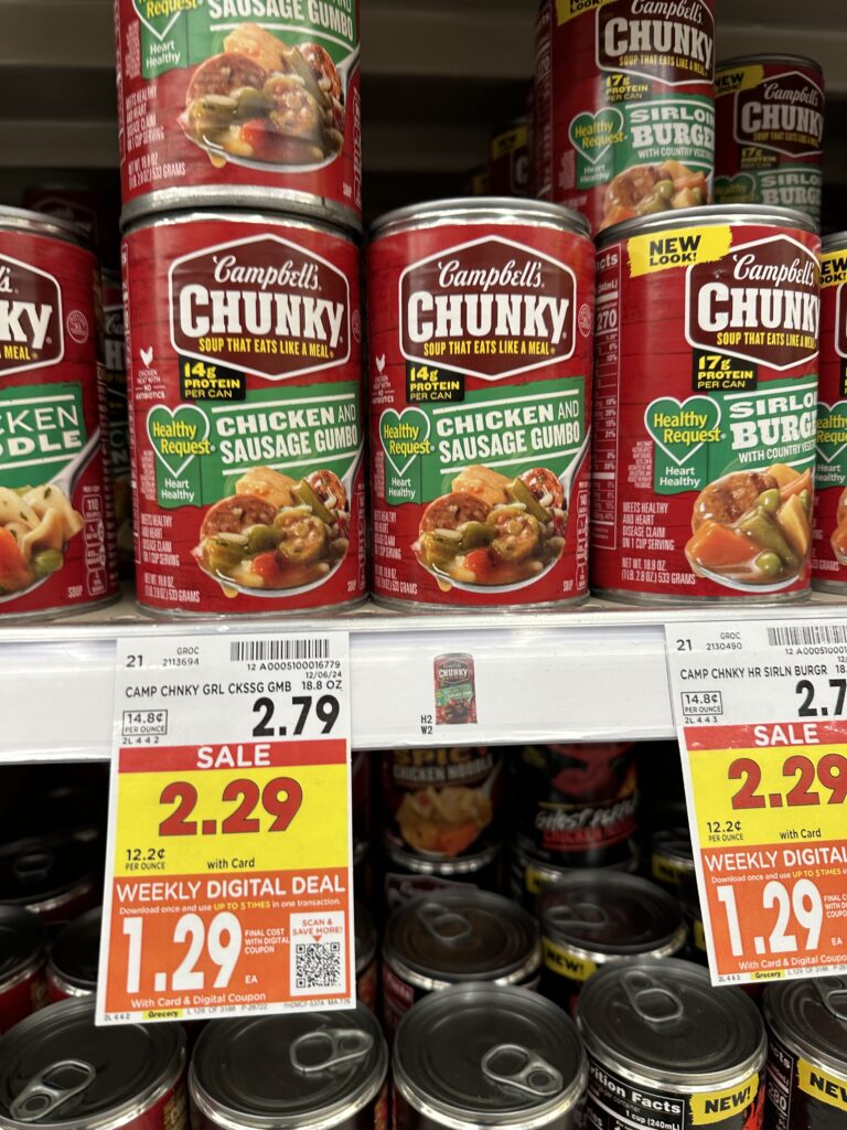 campbell's chunky soup kroger shelf image (1)