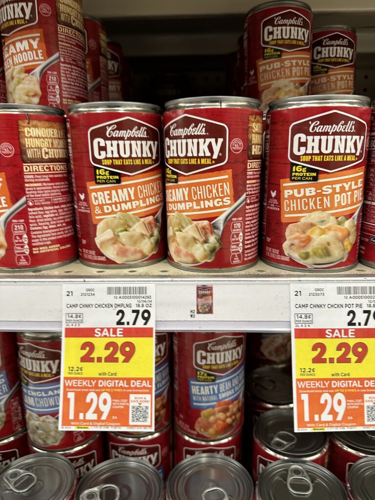 campbell's chunky soup kroger shelf image (1)