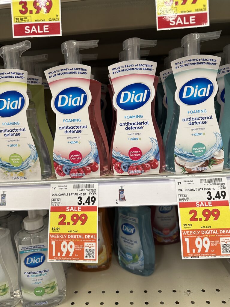 dial hand soap kroger shelf image (2)