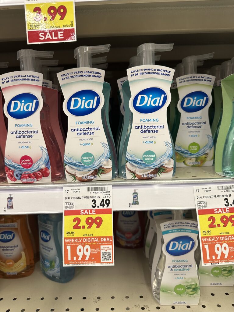 dial hand soap kroger shelf image (2)