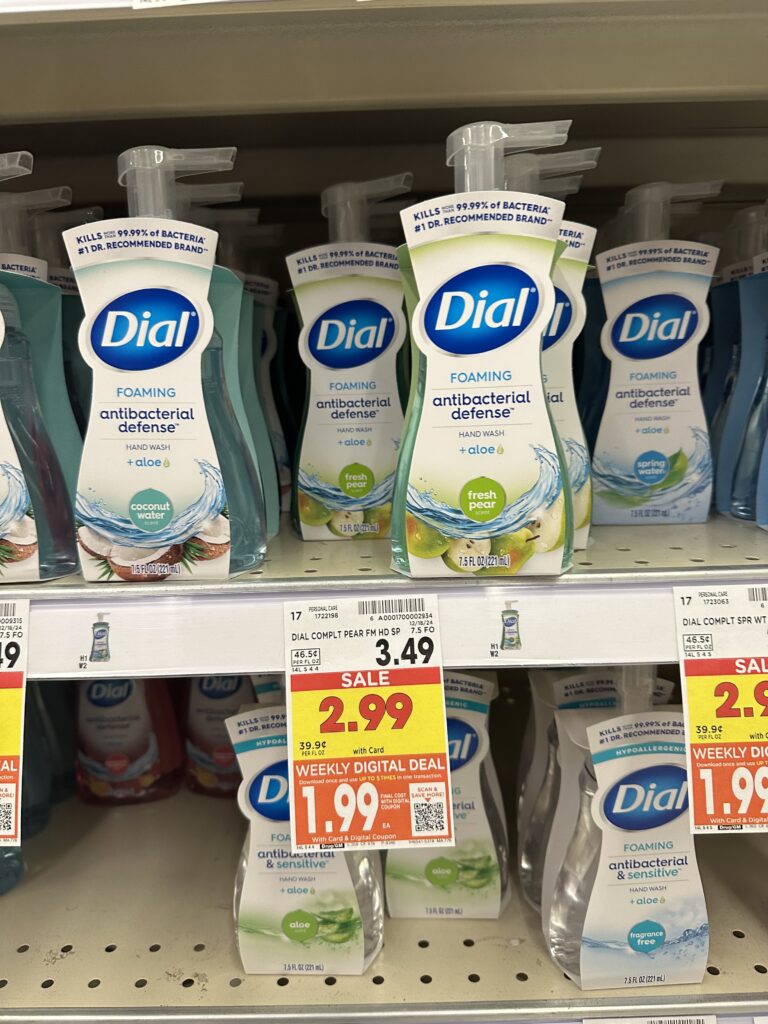 dial hand soap kroger shelf image (2)