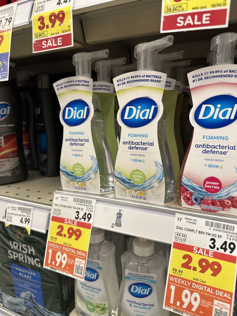 dial hand soap kroger shelf image (2)