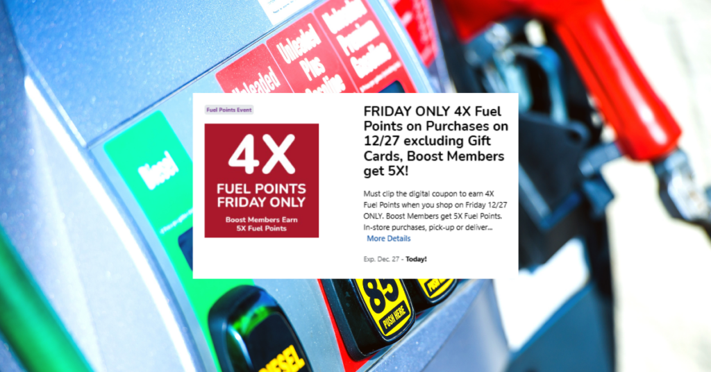 fuel point friday kroger 