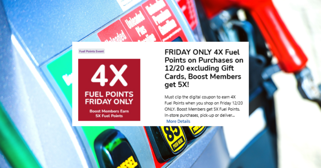 fuel point friday kroger