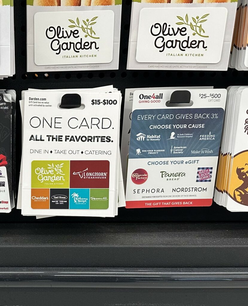 gift cards kroger shelf image