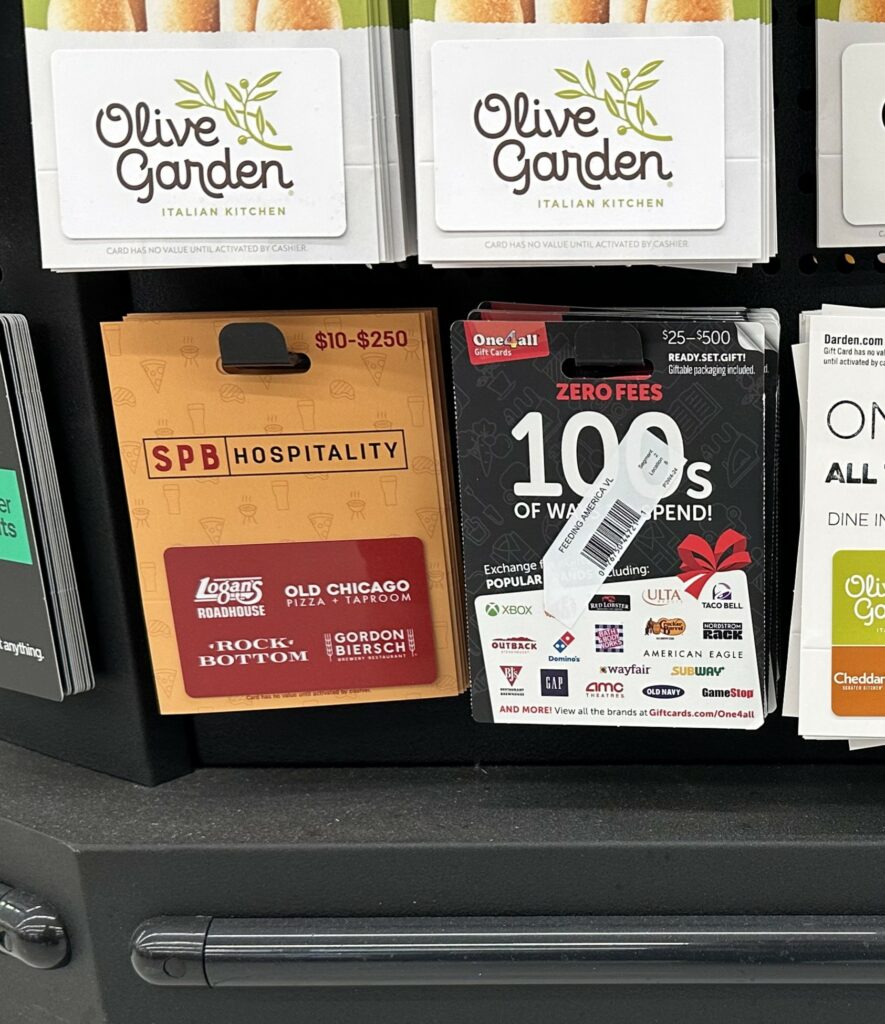 gift cards kroger shelf image