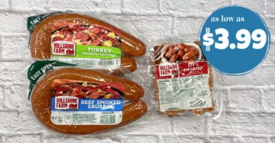 hillshire farm smoked sausage and lil' smokies kroger krazy