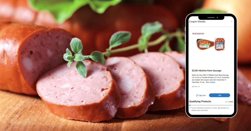 hillshire farms sausage digital