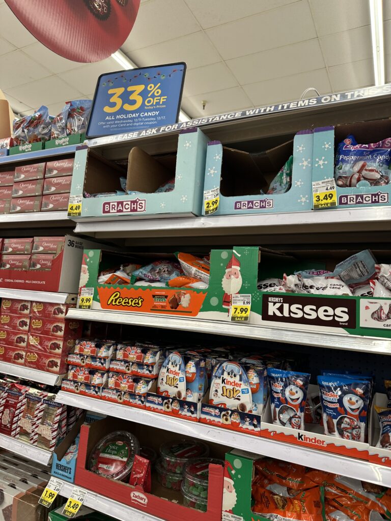 holiday candy kroger shelf image (4)