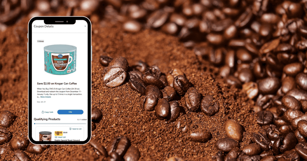 kroger canned coffee digital