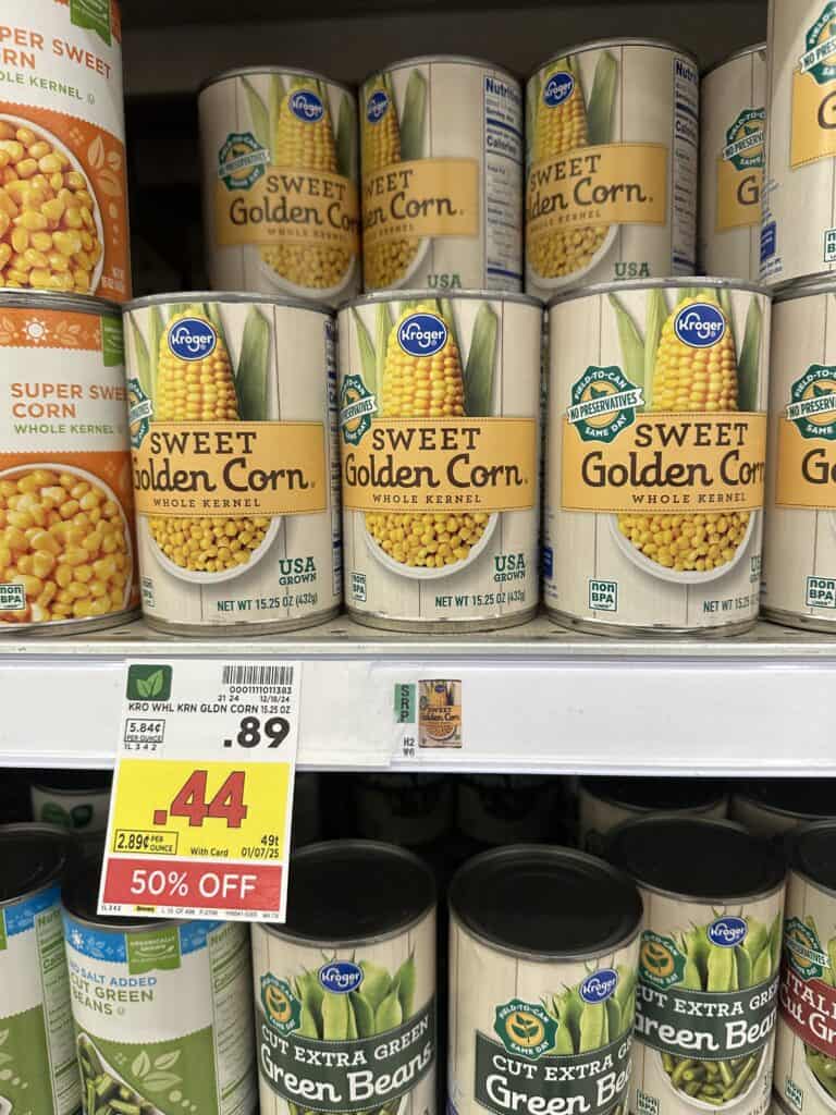 kroger canned vegetables shelf image (2)