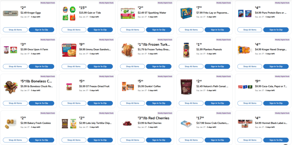 kroger weekly digital coupons