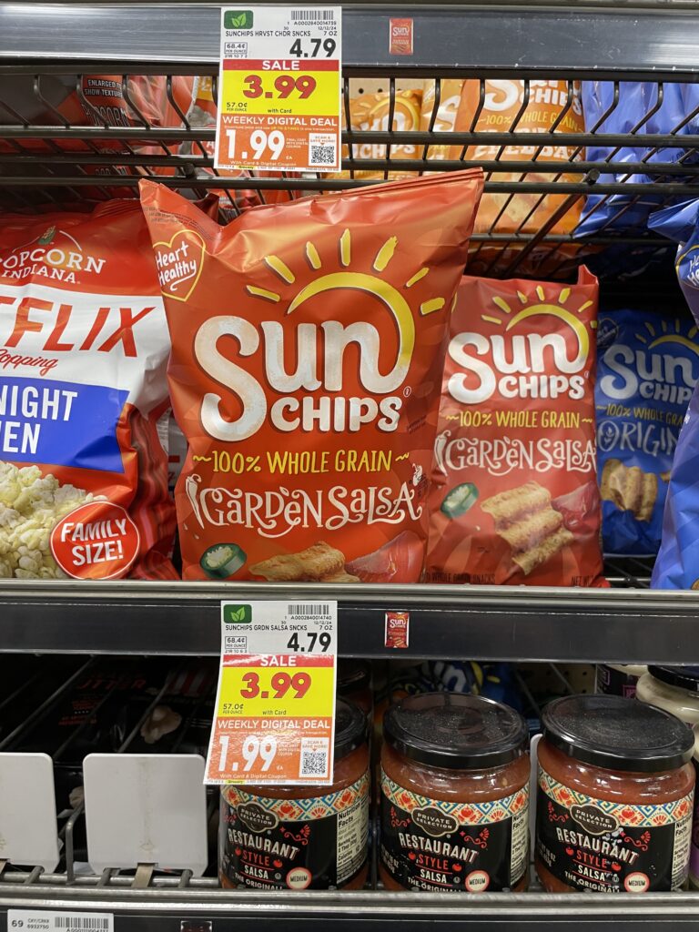 lays, sunchips, miss vickies kroger shelf image (1)