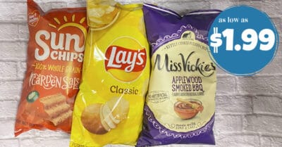 miss vickie's, lay's and sunchips kroger krazy