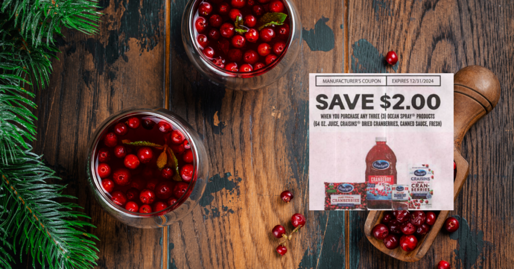 ocean spray cranberries insert