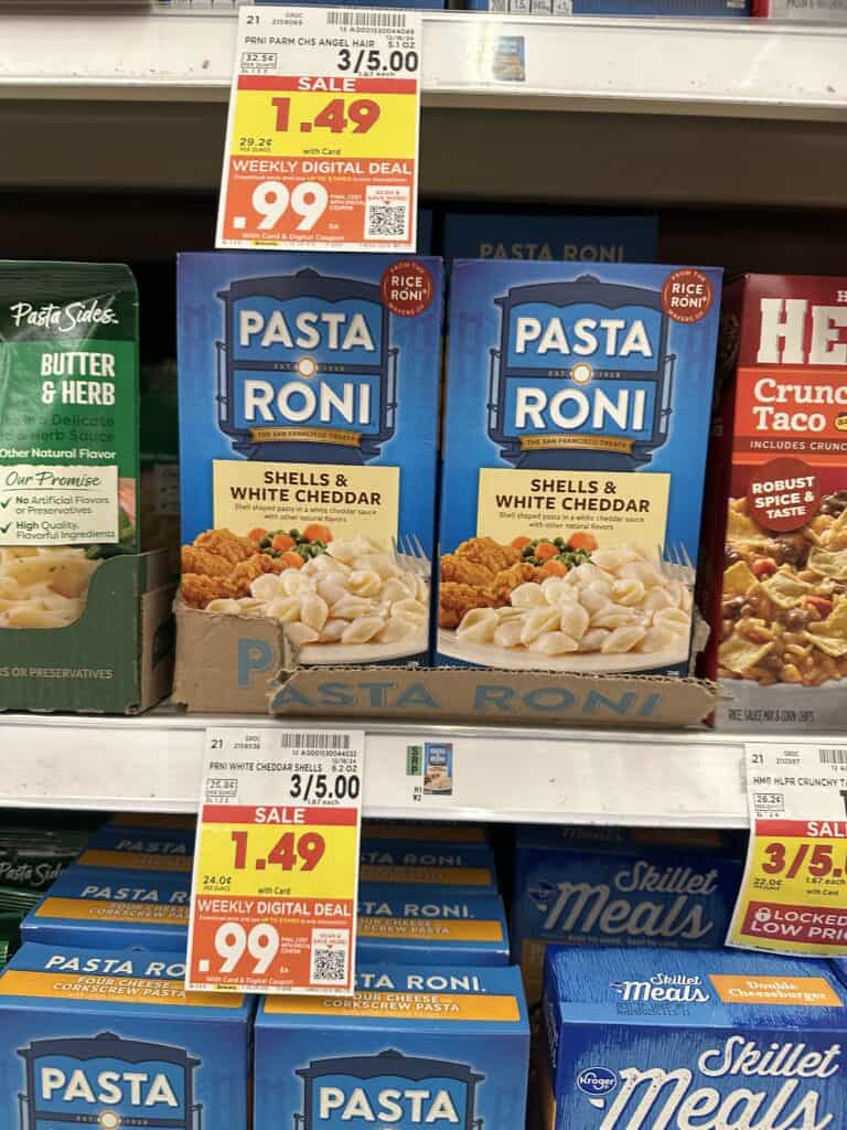 pasta roni kroger shelf image (3)