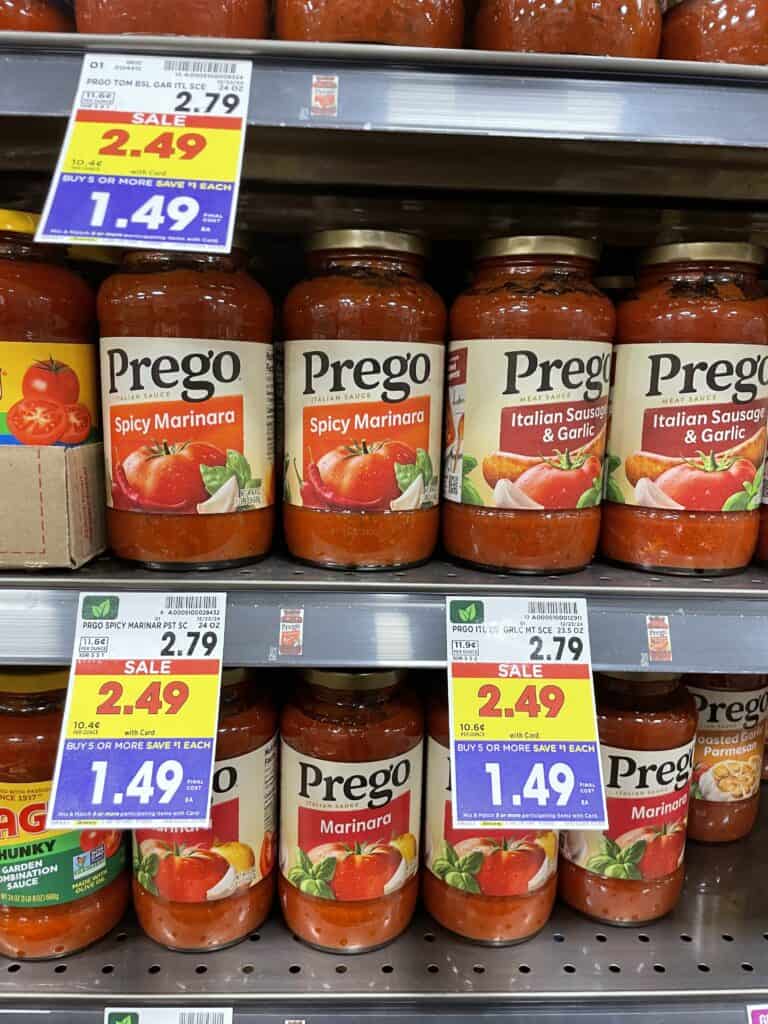 prego pasta sauce kroger shelf image (4)