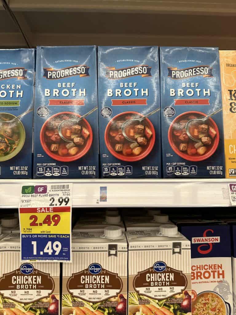 progresso broth kroger shelf image (1)