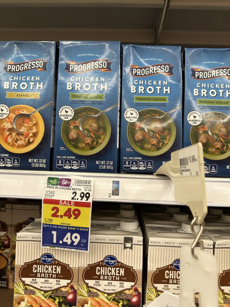 progresso broth kroger shelf image (1)