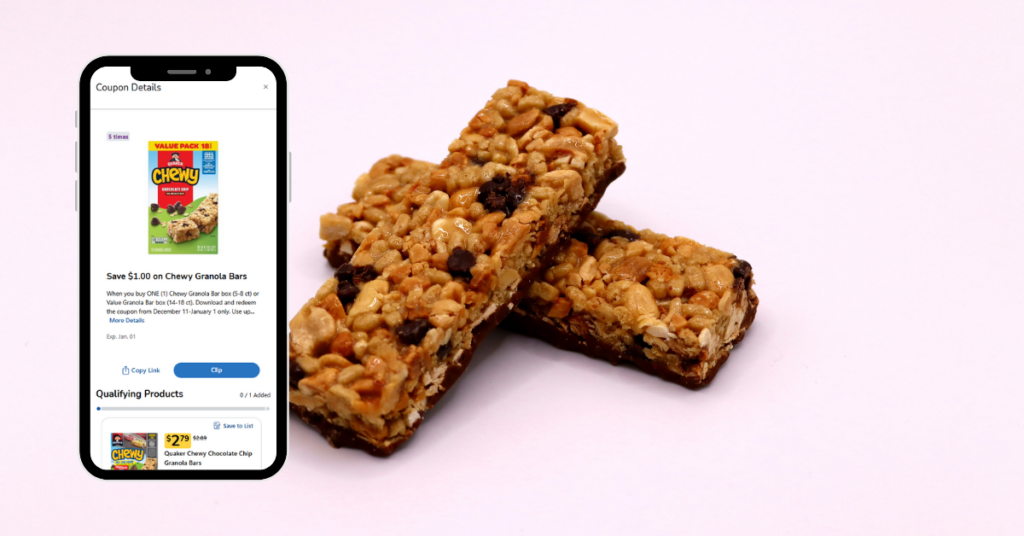 quaker chewy bars