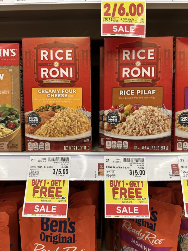 rice a roni kroger shelf image (3)