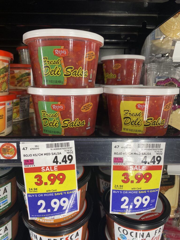 rojos dip and salsa kroger shelf image (2)