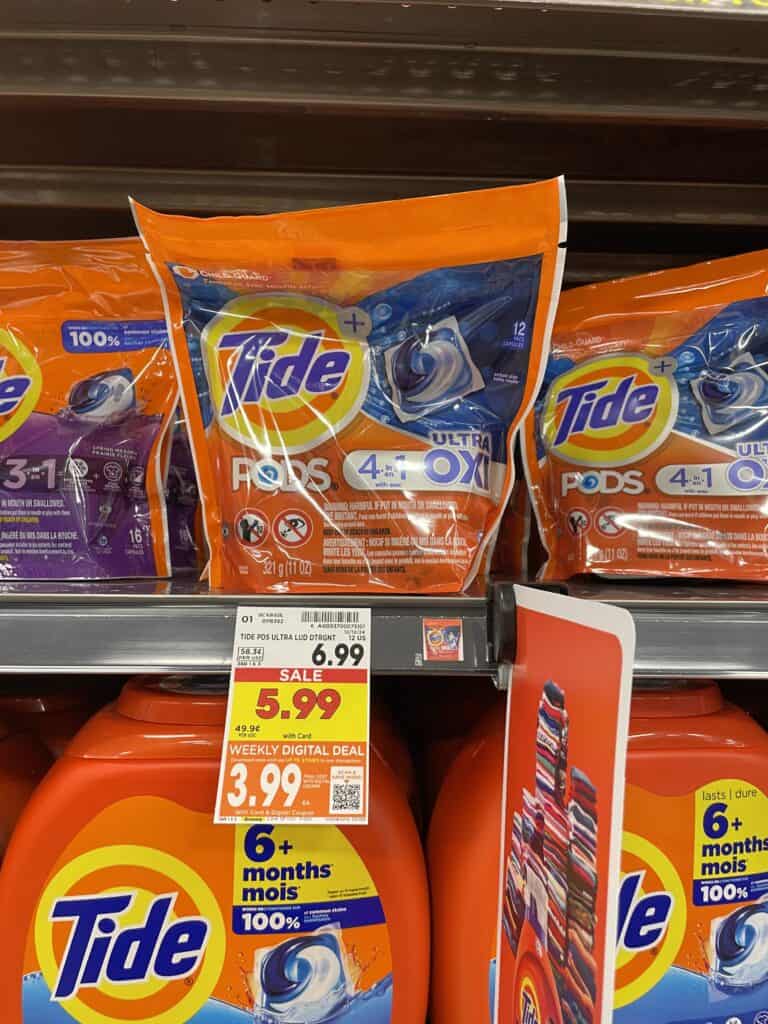 tide and gain kroger shelf image (1)