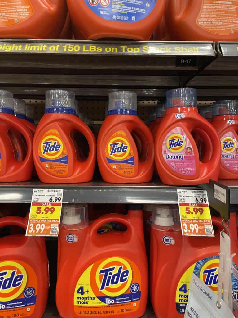 tide and gain kroger shelf image (1)