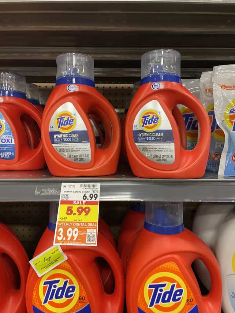 tide and gain kroger shelf image (1)