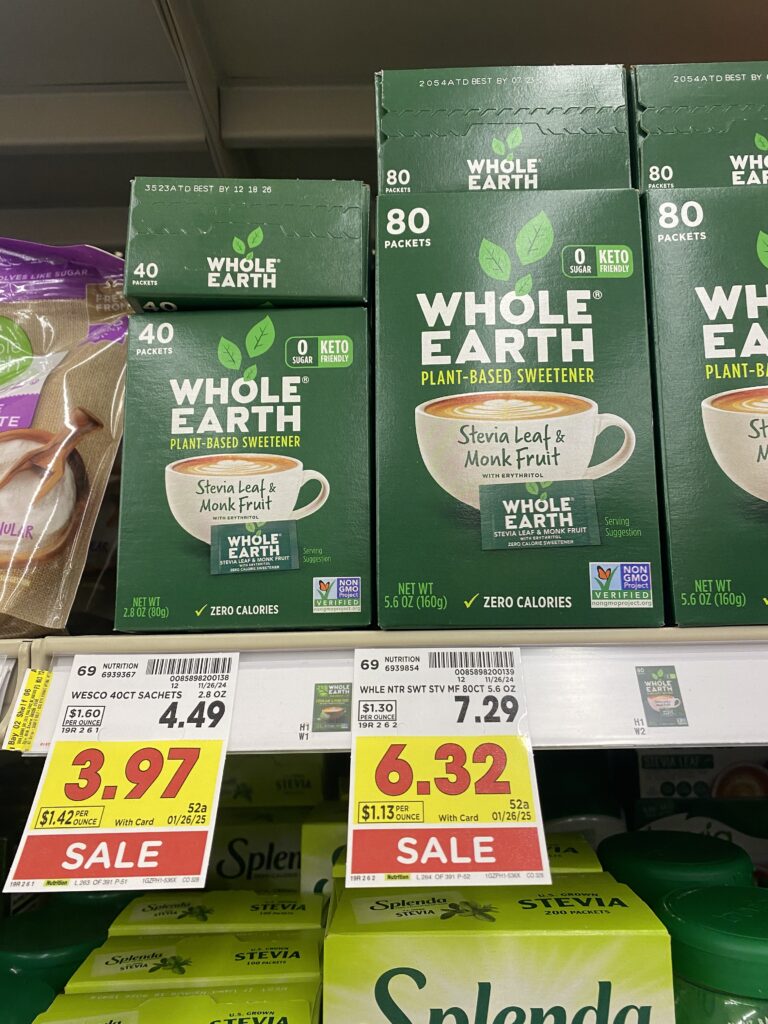 whole earth sugar kroger shelf image