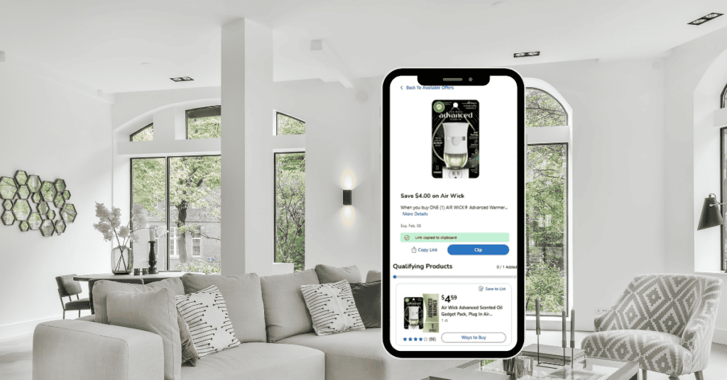 Air Wick Advanced Warmer Kroger Digital Coupon