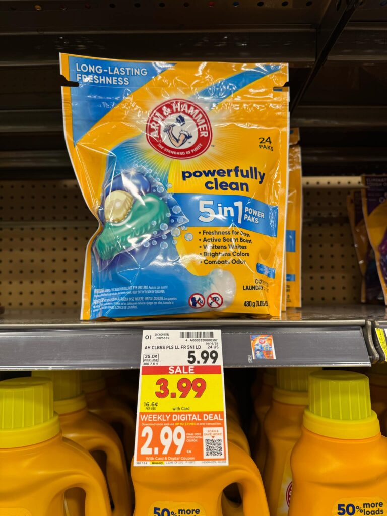 Arm & Hammer Laundry Kroger Shelf Image (9)