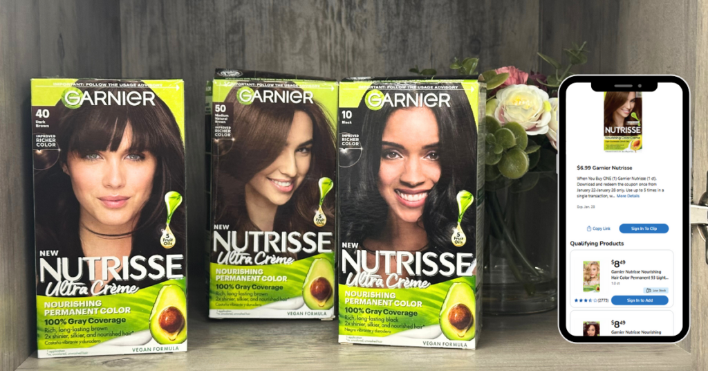 Garnier Nutrisse Hair Color Kroger Digital Coupon