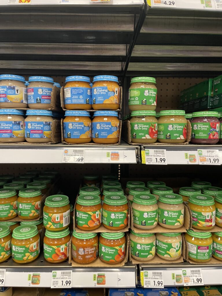 Gerber Baby and Toddler Food and Beverages Kroger Shelf Image