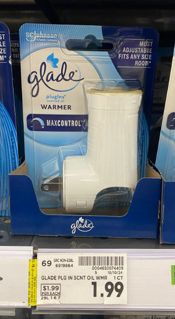 Glade Warmer Kroger Shelf Image