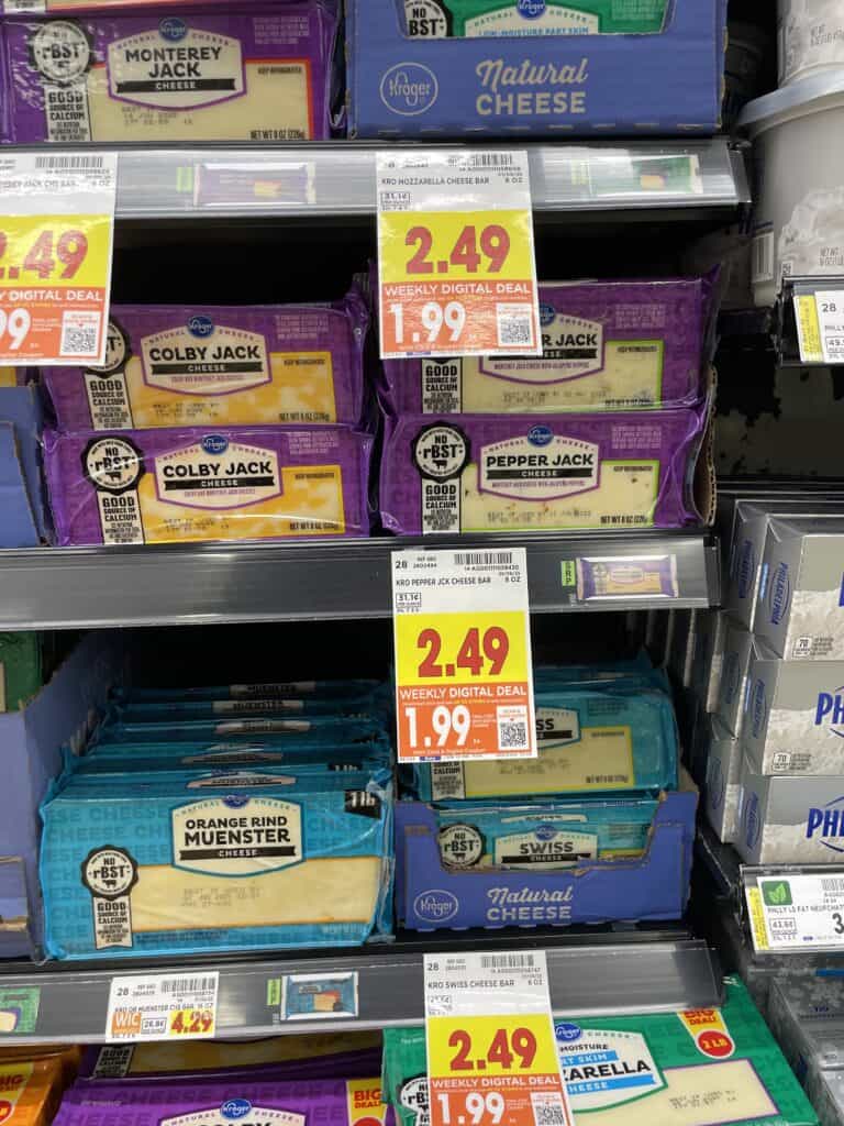 Kroger Cheese Shelf Image 