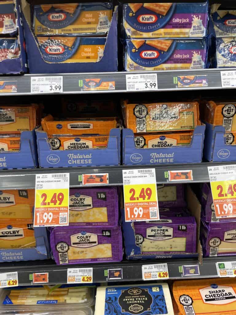 Kroger Cheese Shelf Image 