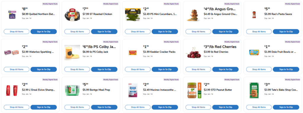 Kroger Weekly Digital Coupons