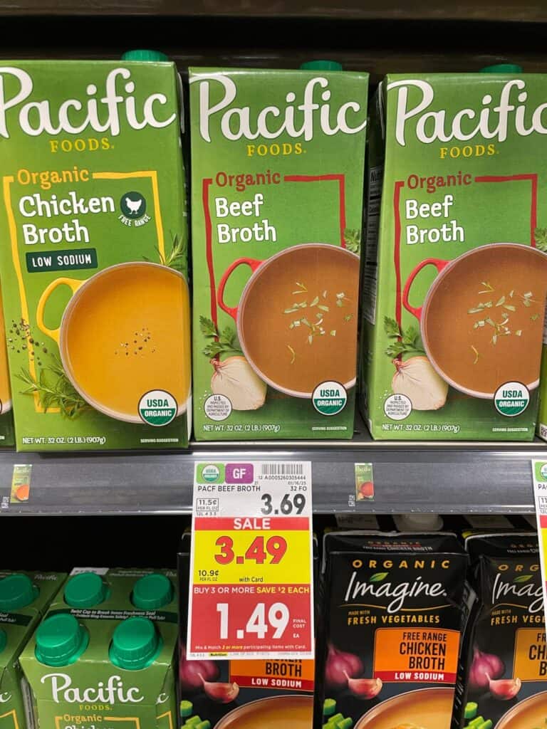 Pacific Foods Broths Kroger Shelf Image 