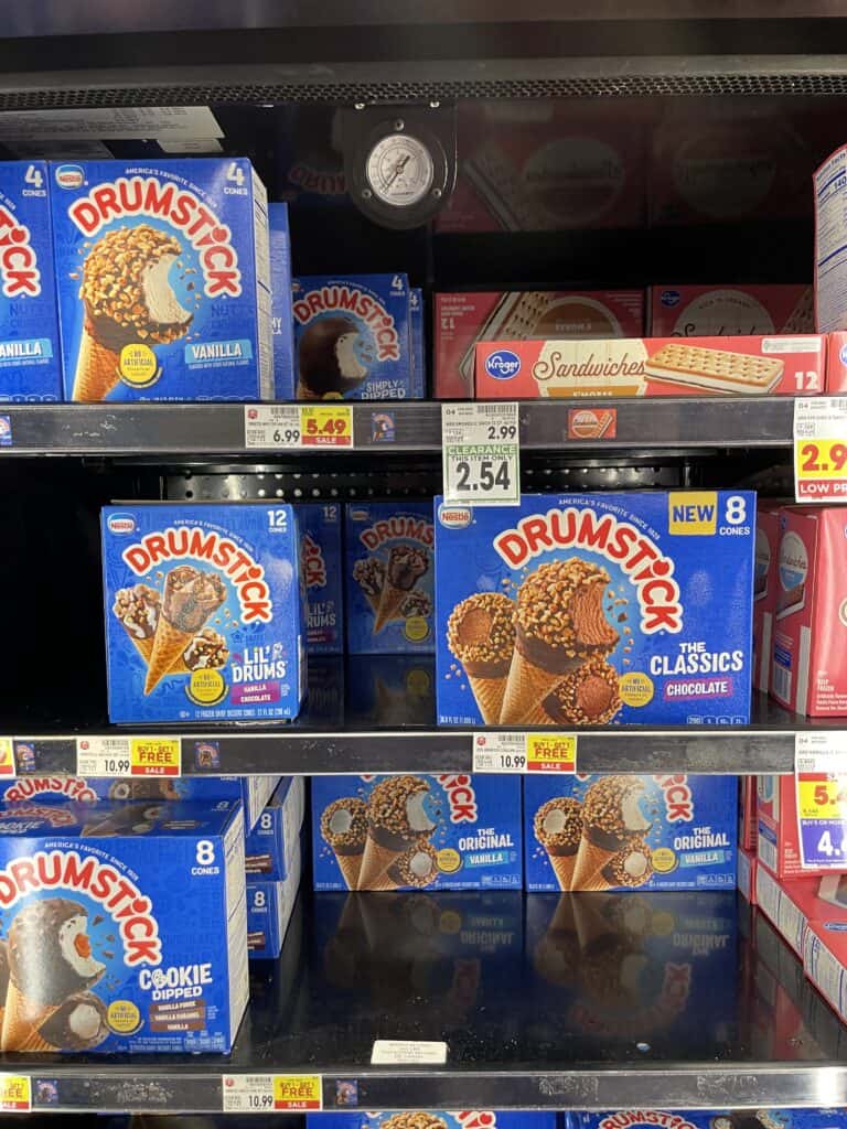 drumstick kroger shelf image