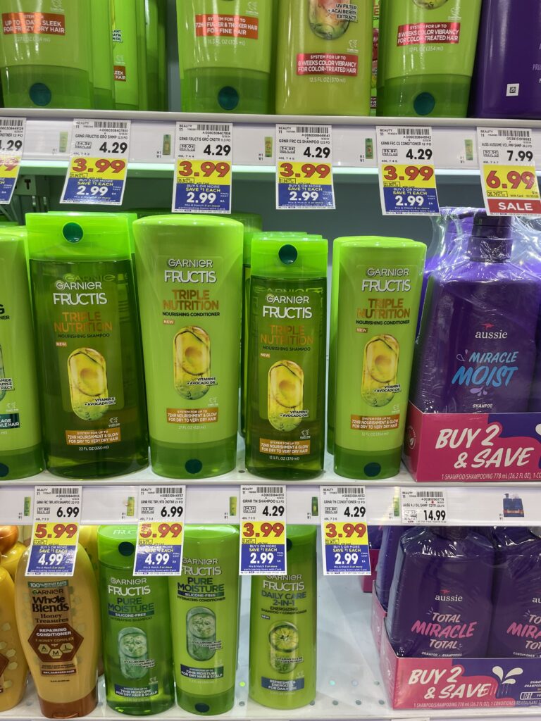 Garnier Fructis Kroger Shelf Image