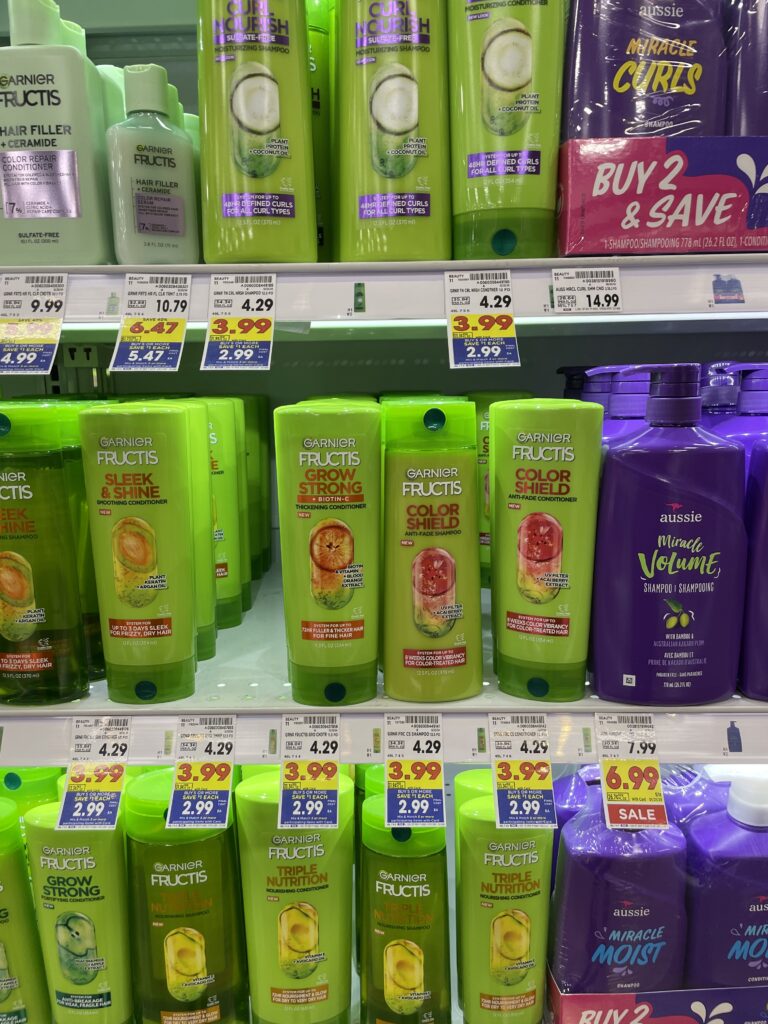 Garnier Fructis Kroger Shelf Image