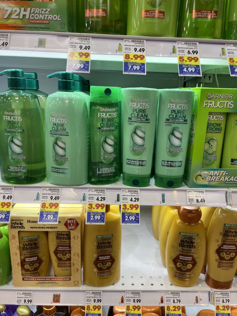 Garnier Fructis Kroger Shelf Image