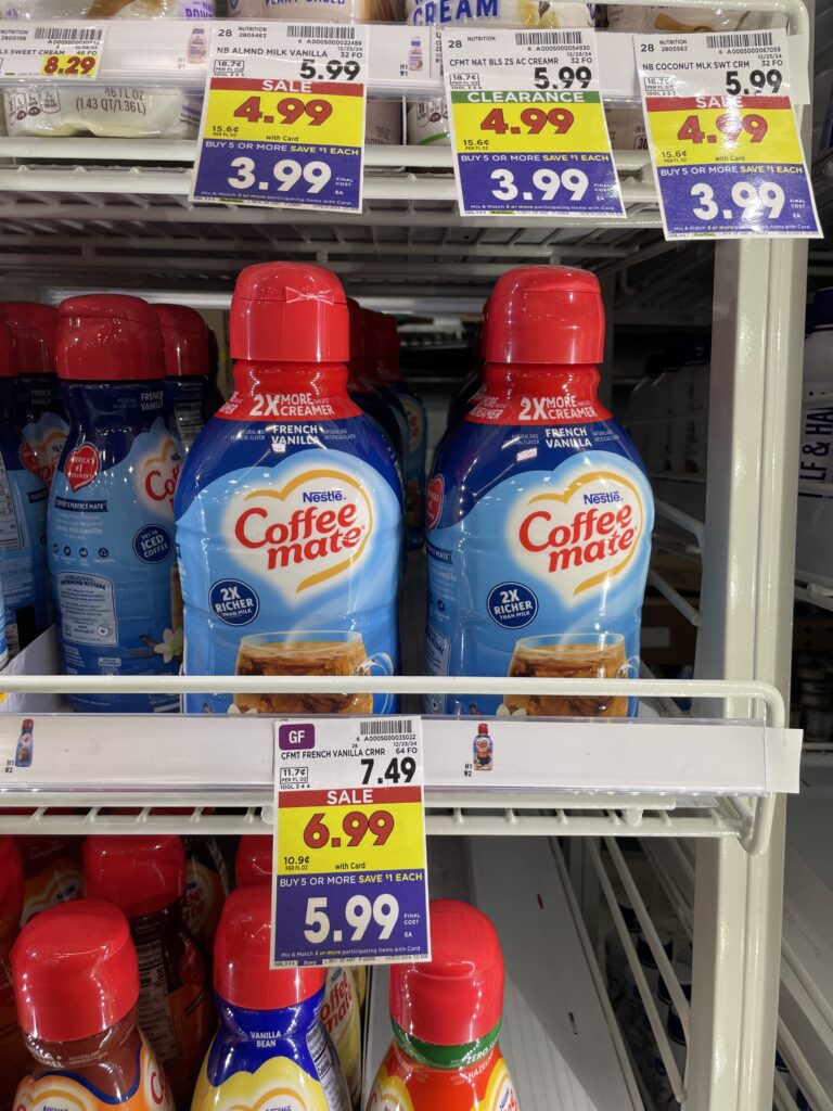 coffee mate creamer kroger shelf image