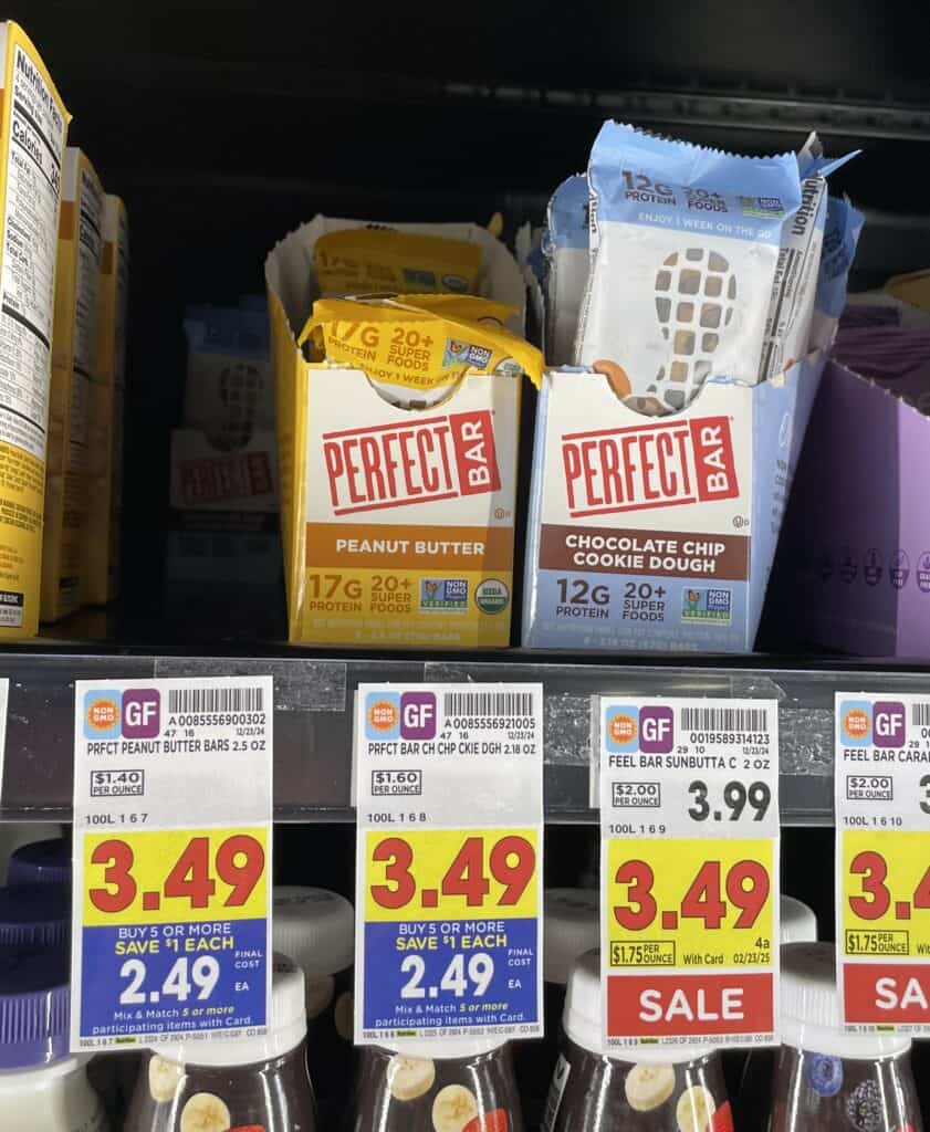 perfect bars kroger shelf image